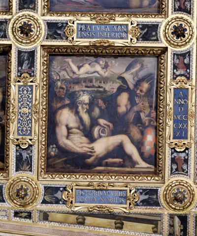 Allegorie der Stadt Pistoia von der Decke des Salone dei Cinquecento, 1565 von Giorgio Vasari